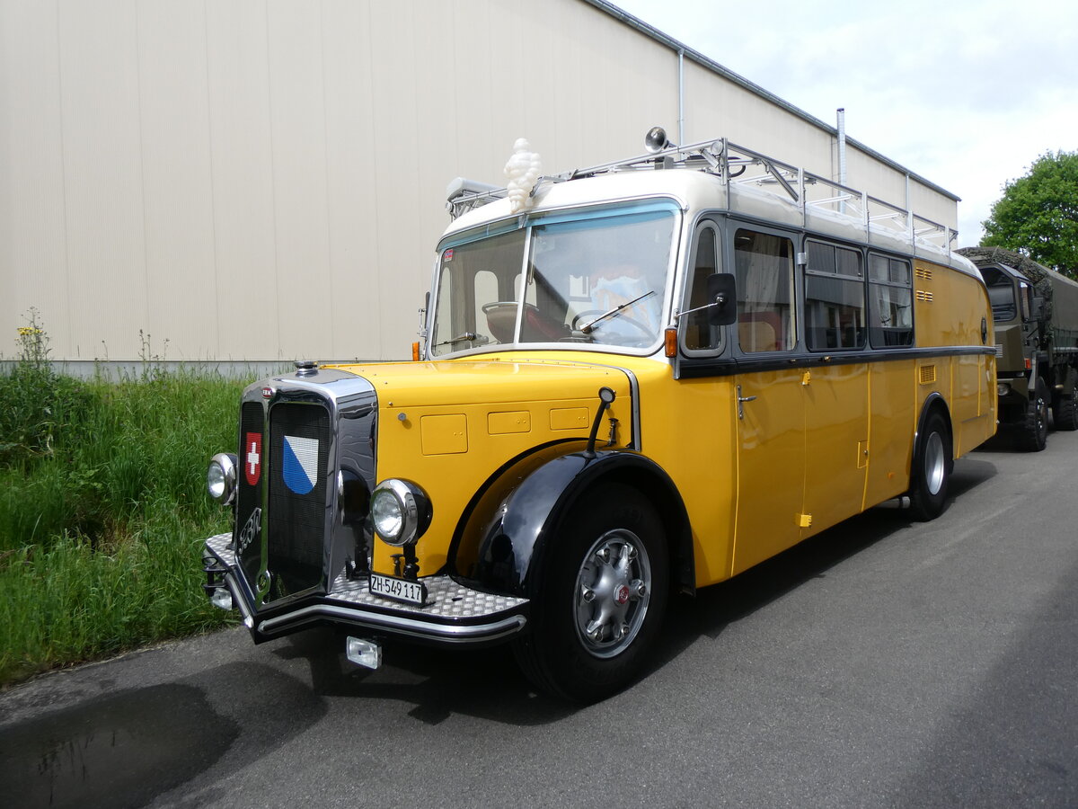 (262'012) - Frei, Fehraltdorf - ZH 549'117 - FBW/R&J (ex Bucheli, Kriens Nr. 15) am 4. Mai 2024 in Attikon, Wegm�ller