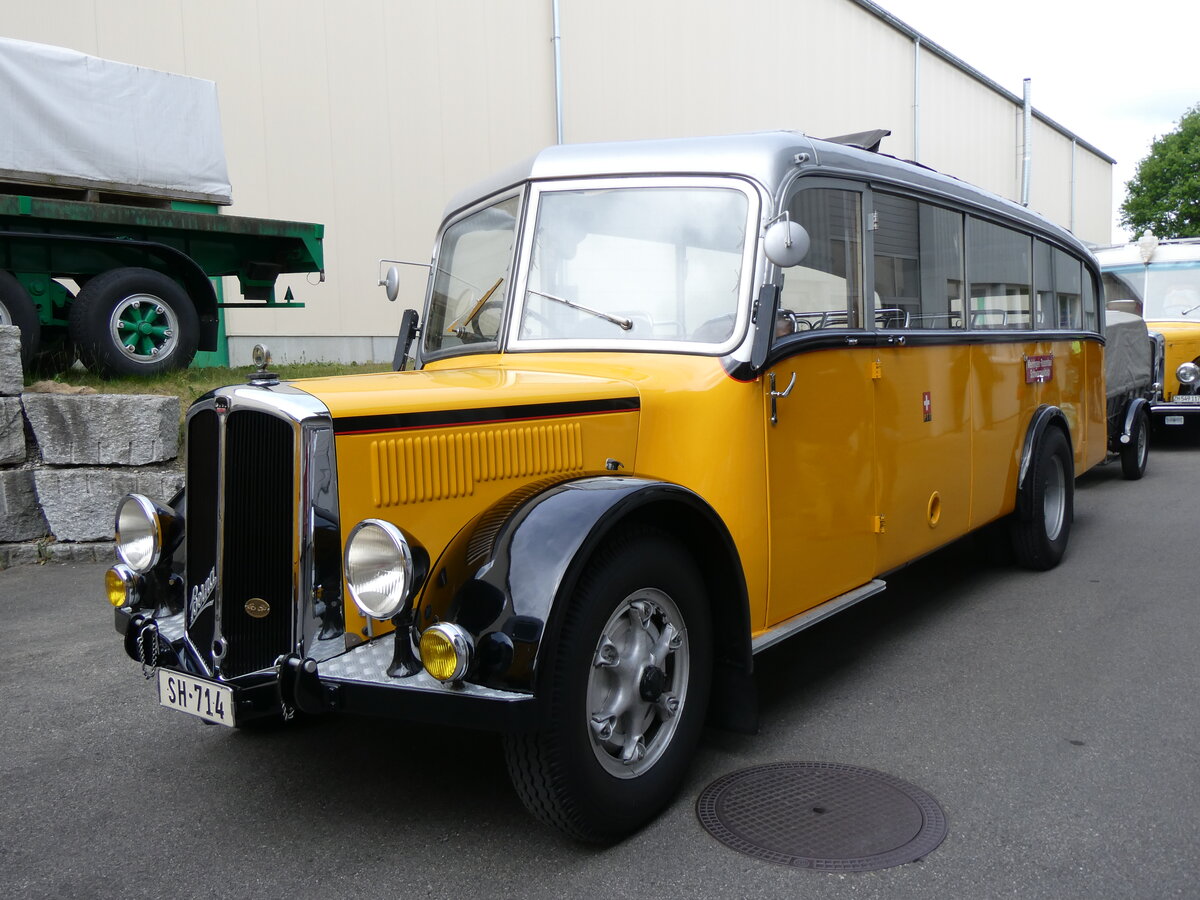 (262'025) - Roost, Bibern - SH 714 - Berna/Seitz (ex CIBA, Basel; ex P 1648) am 4. Mai 2024 in Attikon, Wegm�ller