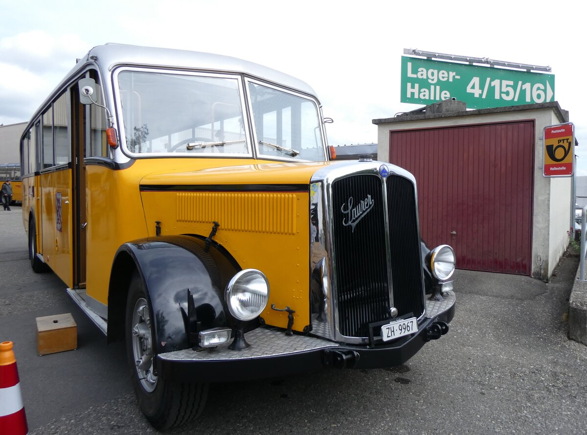 (262'041) - Wegm�ller, Attikon - ZH 9967 - Saurer/Hess (ex P 24'531; ex P 1375) am 4. Mai 2024 in Attikon, Wegm�ller