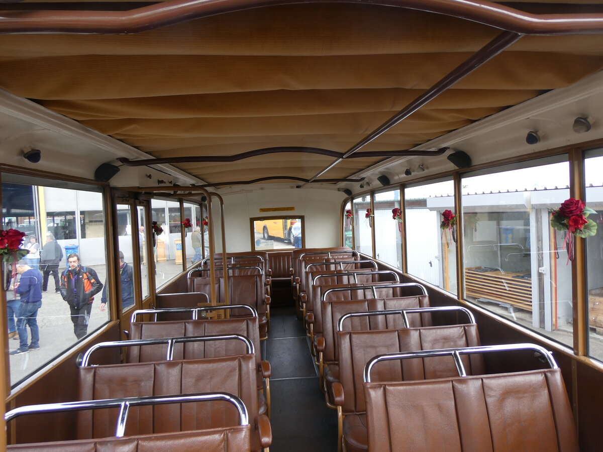 (262'042) - Wegm�ller, Attikon - ZH 9967 - Saurer/Hess (ex P 24'531; ex P 1375) am 4. Mai 2024 in Attikon, Wegm�ller (Innenaufnahme)