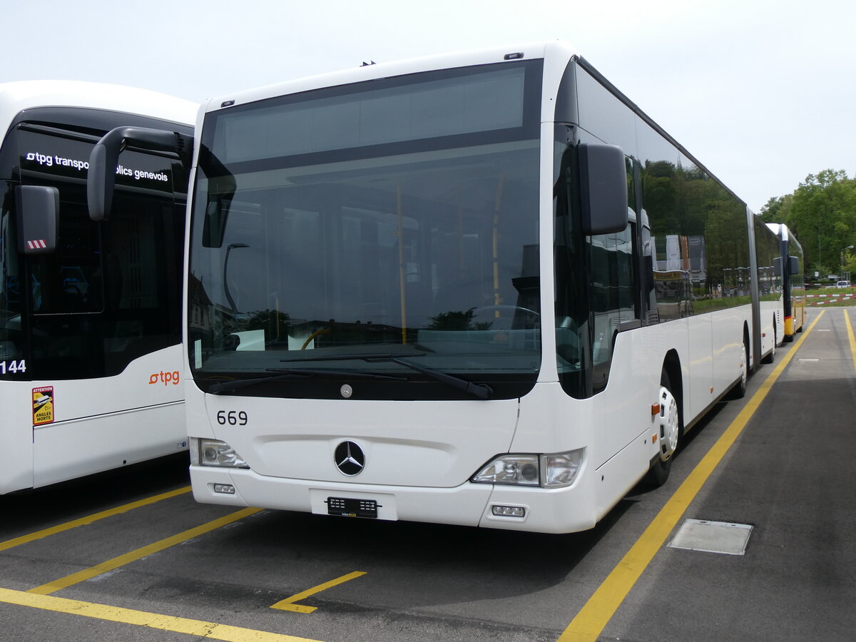 (262'121) - Intertours, Domdidier - Nr. 669 - Mercedes (ex VZO Gr�ningen Nr. 311; ex VZO Gr�ningen Nr. 111) am 4. Mai 2024 in Winterthur, Daimler Buses