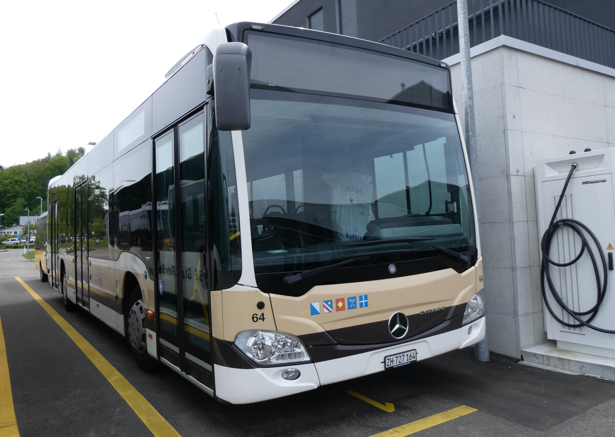 (262'136) - AZZK Zollikon - Nr. 64/ZH 727'164 - Mercedes am 4. Mai 2024 in Winterthur, Daimler Buses