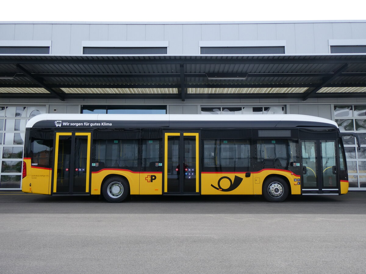 (262'140) - H�fliger, Sursee - PID 12'022 - eMercedes am 4. Mai 2024 in Winterthur, Daimler Buses