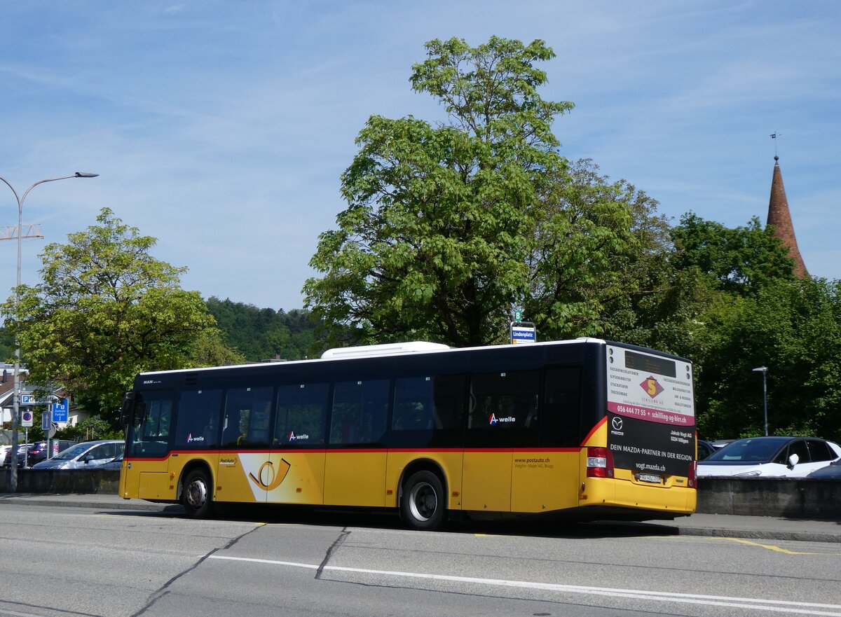 (262'318) - Voegtlin-Meyer, Brugg - Nr. 134/AG 462'166/PID 10'630 - MAN am 12. Mai 2024 in Mellingen, Lindenplatz
