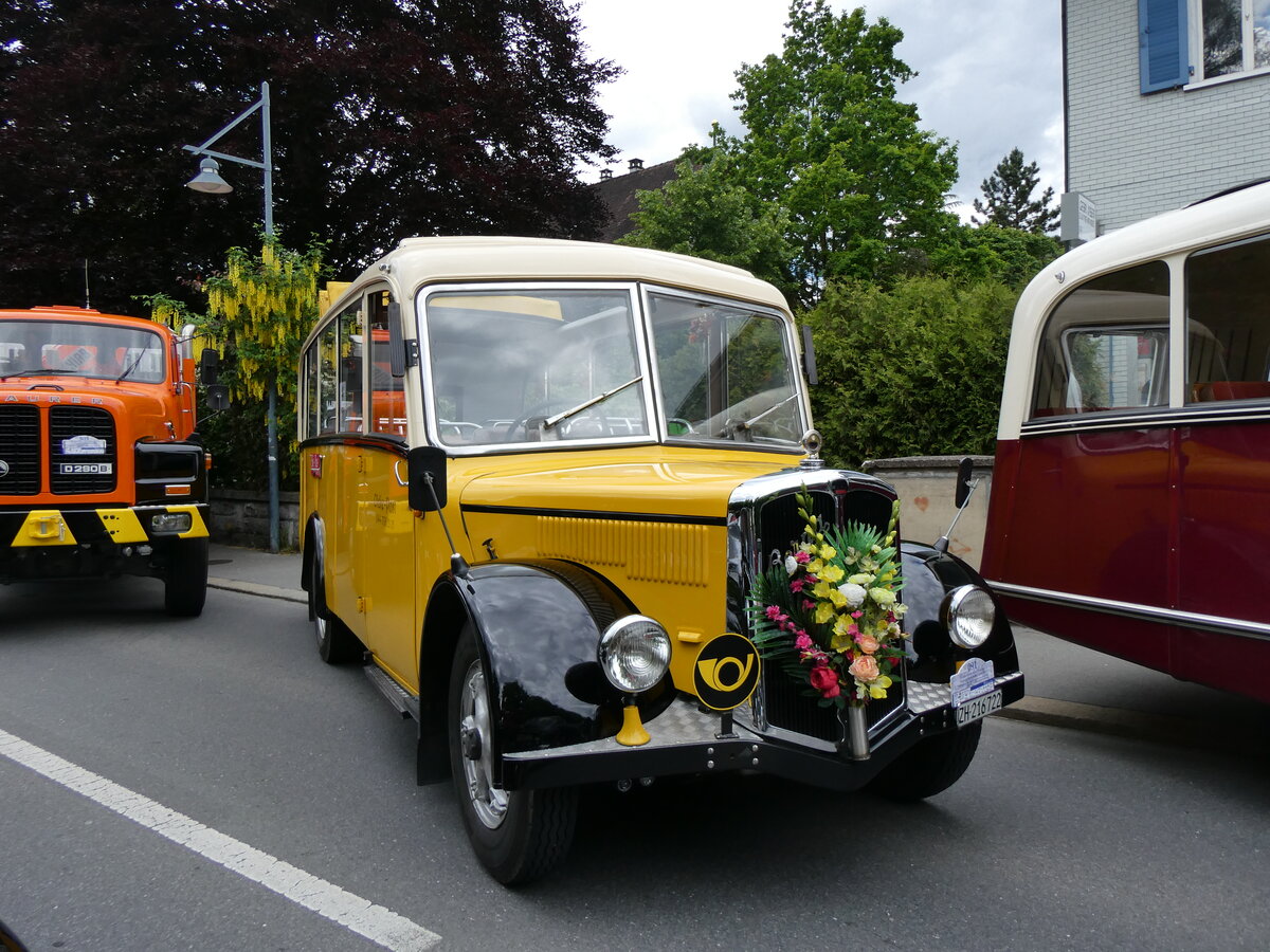 (262'688) - Moser, Sch�nenberg - ZH 216'722 - Berna/Hess (ex Barenco, Faido) am 18. Mai 2024 in Sarnen, OiO