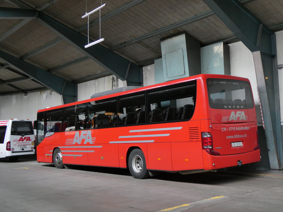 (262'765) - AFA Adelboden - Nr. 24/BE 26'701 - Setra am 22. Mai 2024 in Adelboden, Busstation