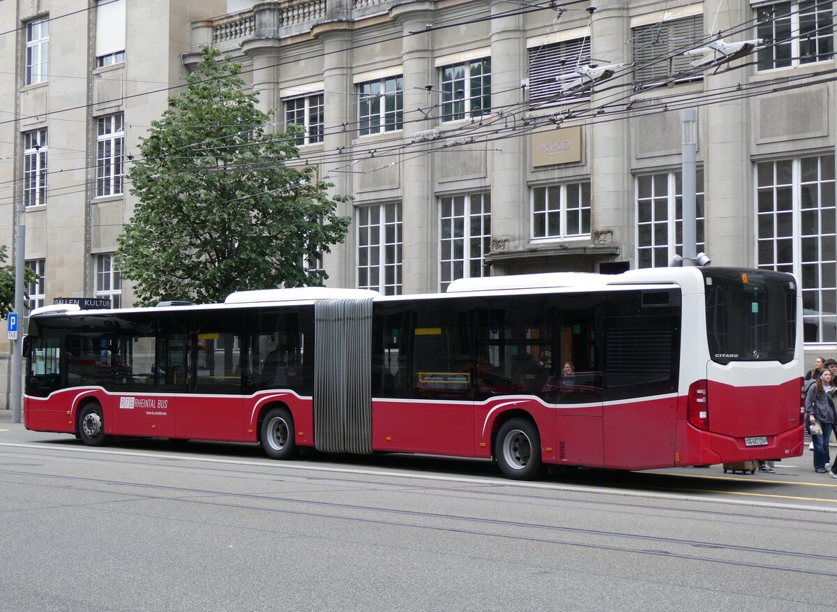 (262'865) - RTB Altst�tten - Nr. 928/SG 482'228 - Mercedes (ex Wiener Linien, A-Wien Nr. 8740) am 24. Mai 2024 beim Bahnhof St. Gallen