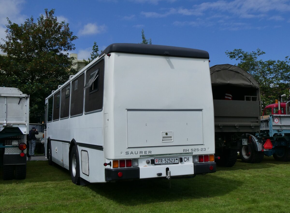 (262'943) - Cassella, Le Ch�telard - FR 52'523 - Saurer/Lauber (ex Epiney, Ayer) am 25. Mai 2024 in Arbon, Arbon Classics