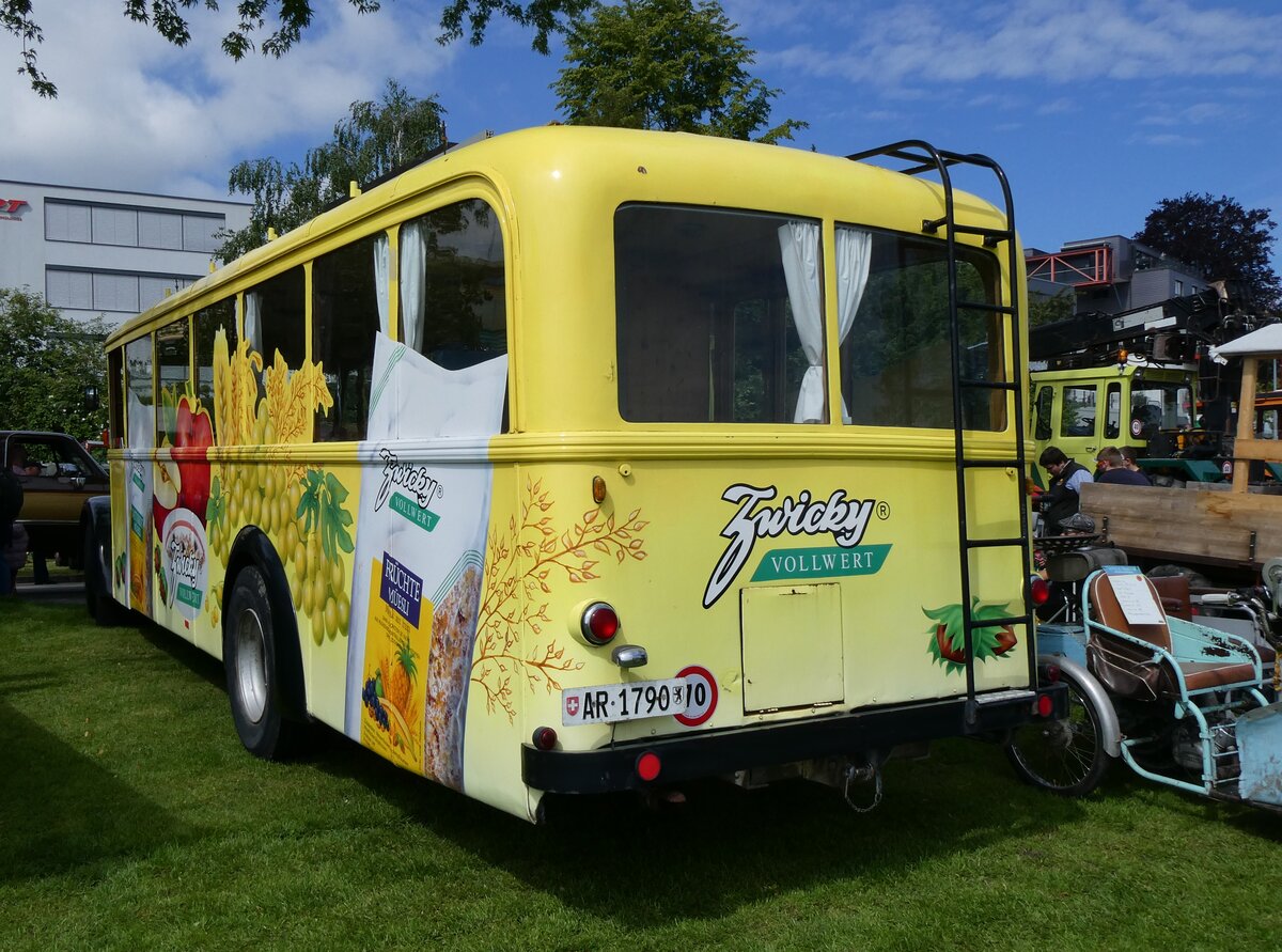 (262'949) - Hugener, Stein - AR 1790 - Berna/Hess (ex Zwicky, Wigoltingen; ex Merk, Amriswil; ex Baub�ro; ex SOO Olten Nr. 9) am 25. Mai 2024 in Arbon, Arbon Classics