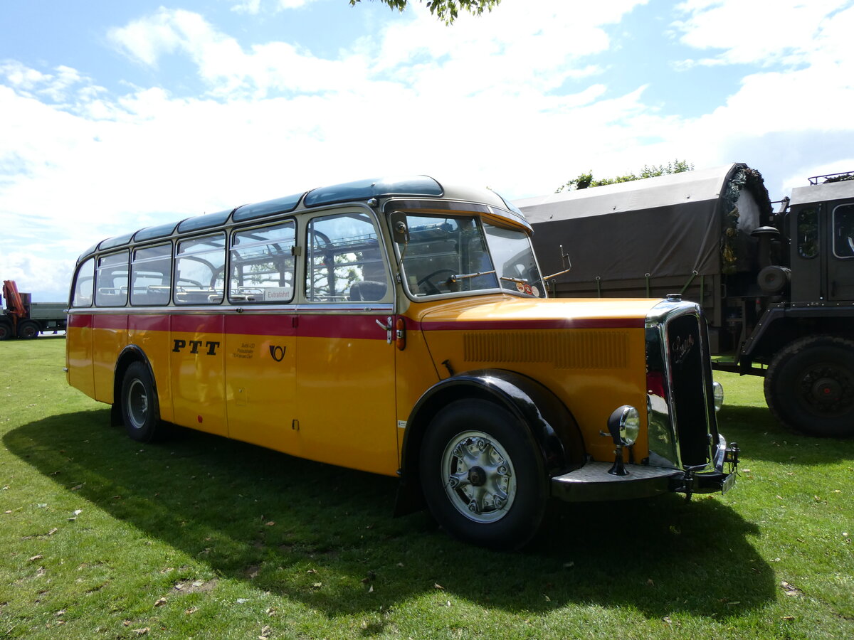 (262'996) - Altherr, Nesslau - SG 990 U - Saurer/T�scher (ex Buchli, Versam) am 25. Mai 2024 in Arbon, Arbon Classics