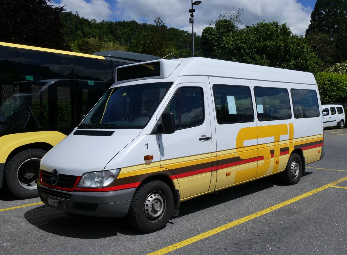 (263'255) - STI Thun - Nr. 1/BE 300'401 - Mercedes am 28. Mai 2024 bei der Schiffl�ndte Thun