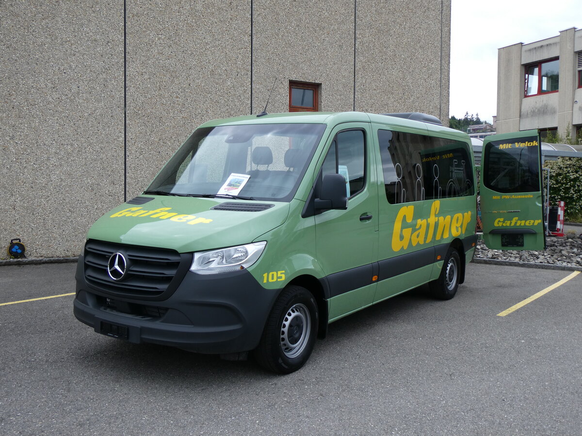 (263'309) - Gafner, Gwatt - Nr. 105 - Mercedes am 1. Juni 2024 in Gwatt, Garage