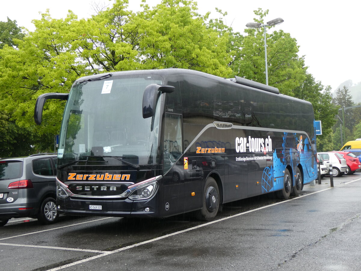 (263'369) - Zerzuben, Visp-Eyholz - Nr. 15/VS 549'315 - Setra am 3. Juni 2024 in Thun, Seestrasse