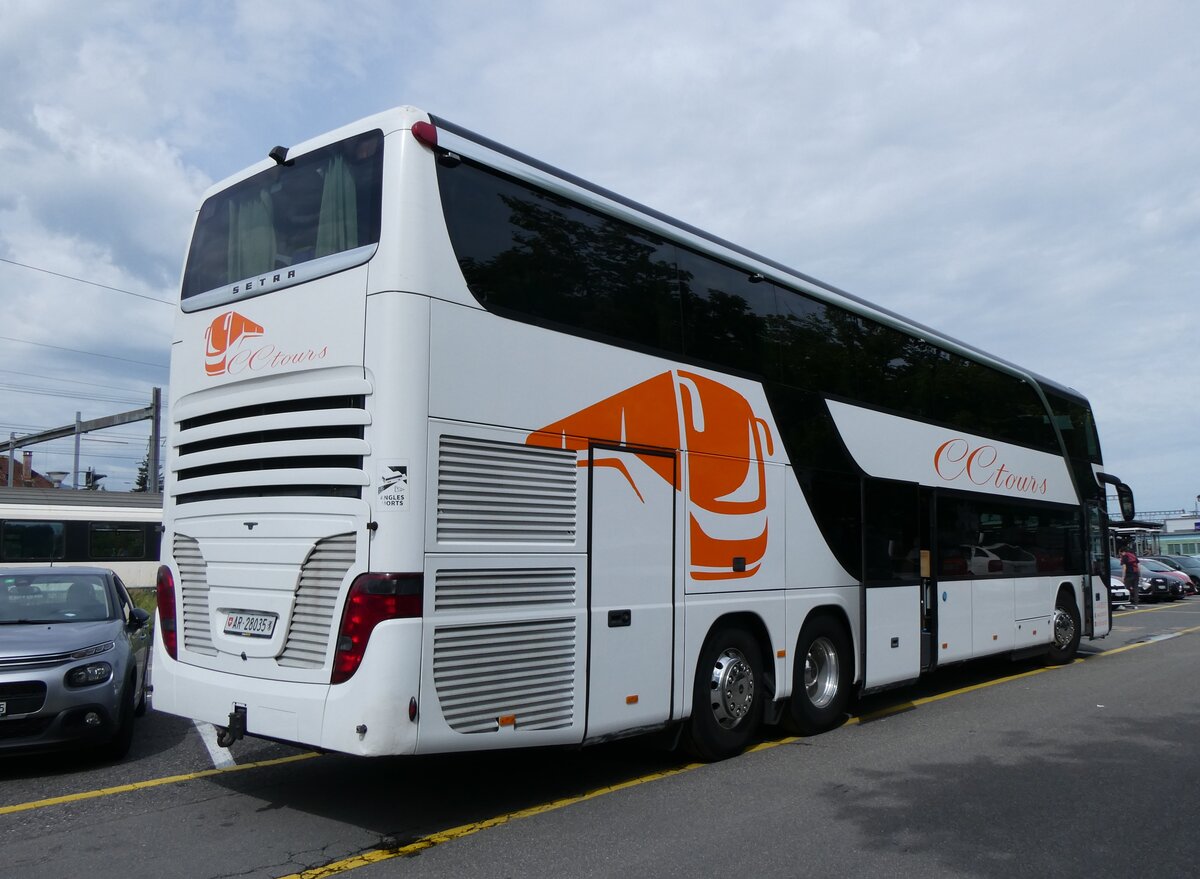 (263'445) - CC-Tours, Effretikon - AR 28'035 - Setra am 8. Juni 2024 in Thun, Car-Terminal