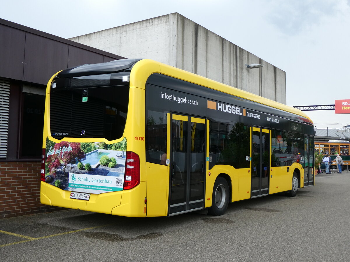 (263'453) - BLT Oberwil - Nr. 1010/BL 139'476 - eMercedes am 8. Juni 2024 in Oberwil, Depot H�slimatt
