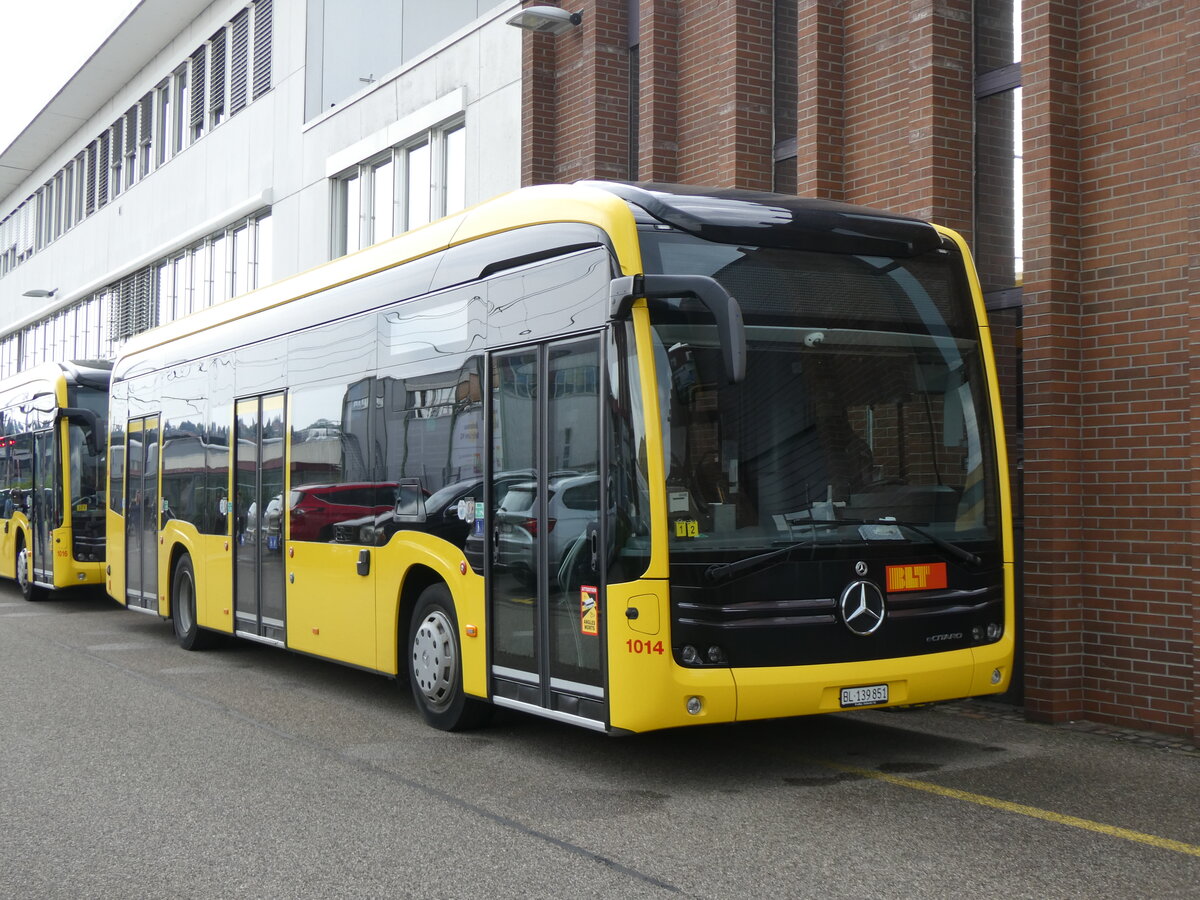 (263'454) - BLT Oberwil - Nr. 1014/BL 139'851 - eMercedes am 8. Juni 2024 in Oberwil, Depot H�slimatt