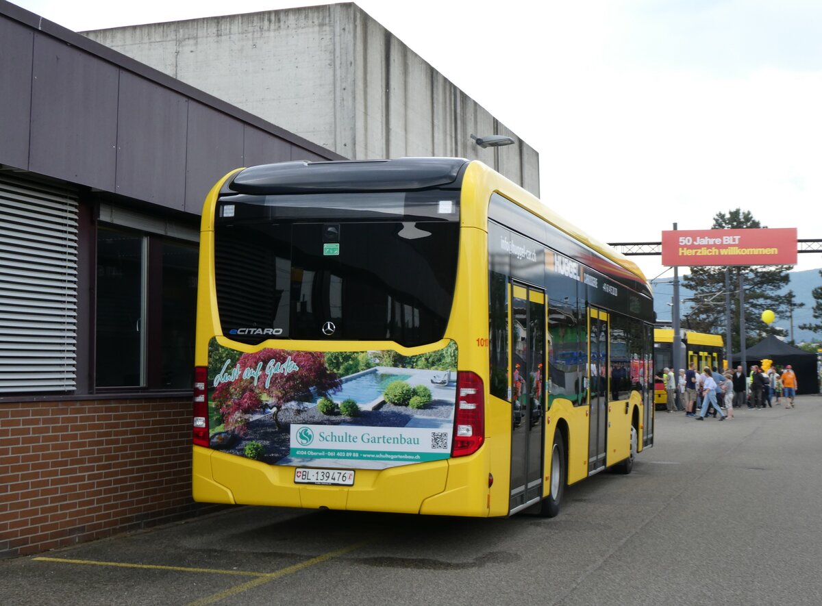 (263'466) - BLT Oberwil - Nr. 1010/BL 139'476 - eMercedes am 8. Juni 2024 in Oberwil, Depot H�slimatt