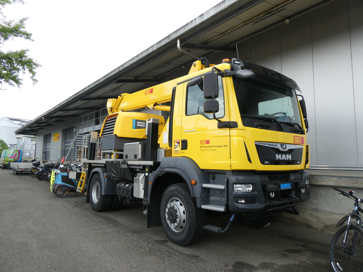 (263'467) - BLT Oberwil - BL 418 - MAN am 8. Juni 2024 in Oberwil, Depot H�slimatt