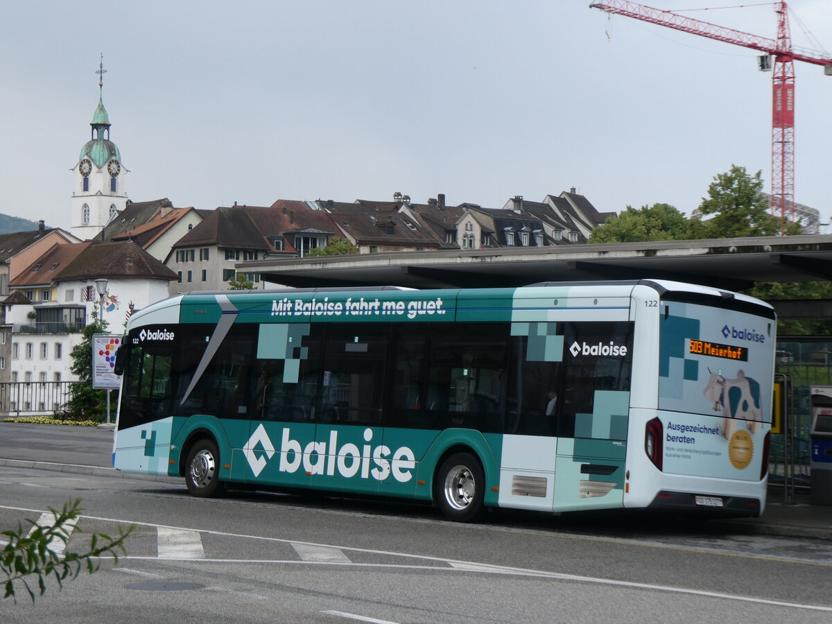 (263'498) - BOGG Wangen b.O. - Nr. 122/SO 175'127 - eMAN am 9. Juni 2024 beim Bahnhof Olten