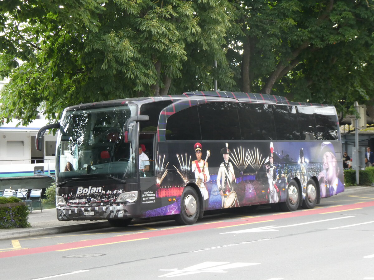 (263'642) - Bojan, Glattbrugg - ZH 912'146 - Mercedes (ex Horner, Tafers Nr. 3) am 9. Juni 2024 beim Bahnhof Luzern