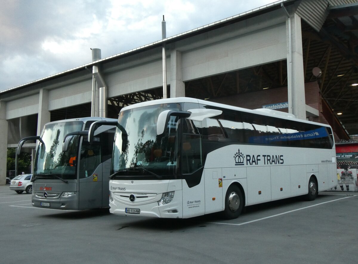 (263'649) - Aus Polen: Raf Trans, Warszawa - WB 9264W - Mercedes am 10. Juni 2024 in Thun, Grabengut