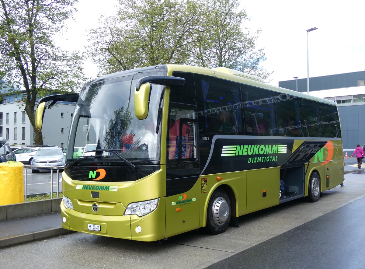 (263'690) - Neukomm, Horboden - BE 85'499 - Temsa am 15. Juni 2024 beim Bahnhof Interlaken Ost
