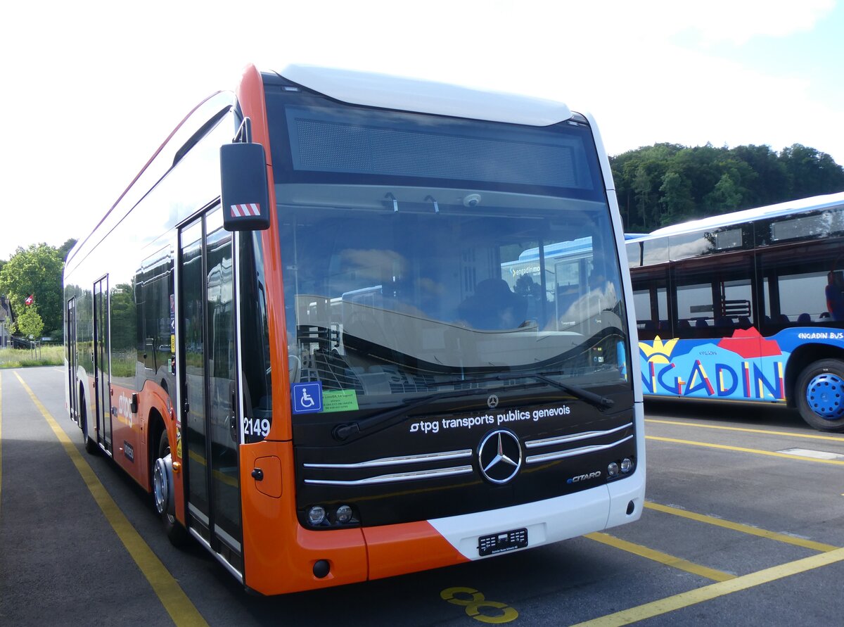 (263'701) - Globe-Limo, Le Lignon - Nr. 2149 - eMercedes am 16. Juni 2024 in Winterthur, Daimler Buses