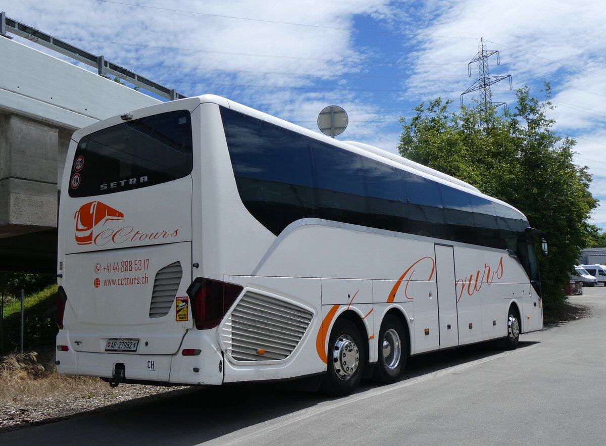 (263'719) - CC-Tours, Effretikon - AR 27'982 - Setra am 16. Juni 2024 in Kerzers, Interbus