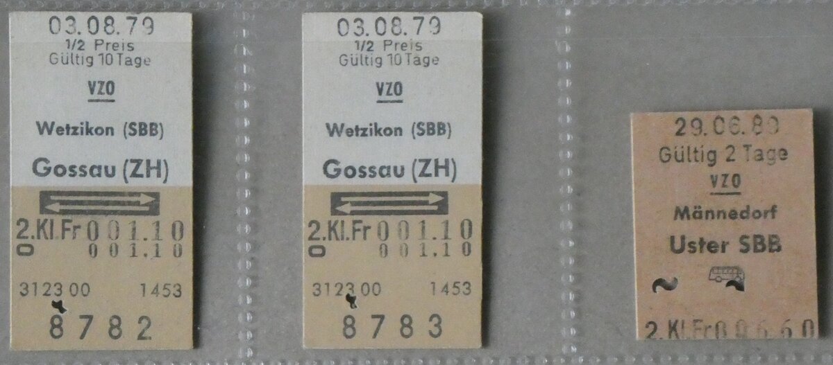 (263'780) - VZO-Einzelbillette am 17. Juni 2024 in Thun
