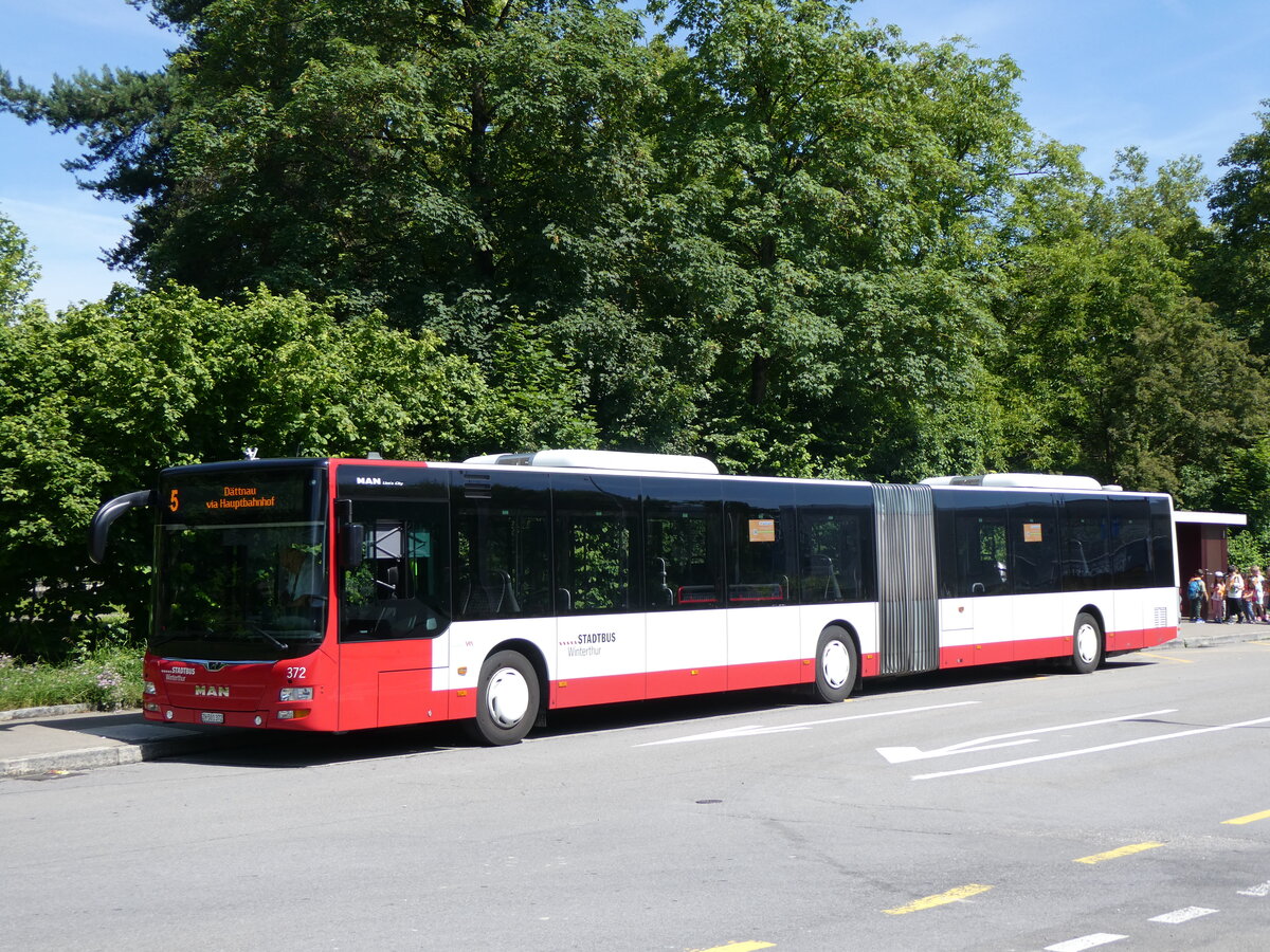 (263'794) - SW Winterthur - Nr. 372/ZH 501'372 - MAN am 18. Juni 2024 in Winterthur, Technorama
