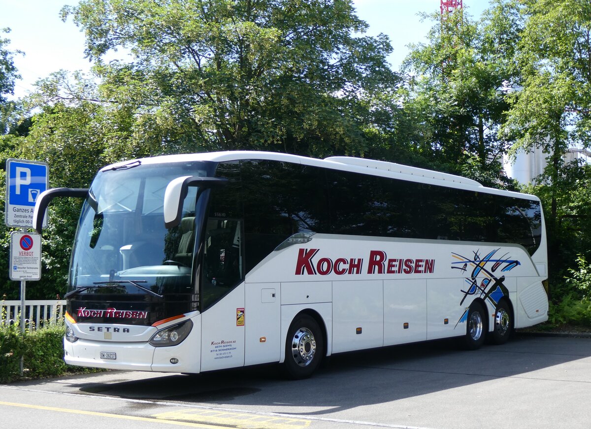 (263'800) - Koch, Giswil - OW 26'217 - Setra am 18. Juni 2024 in Winterthur, Technorama