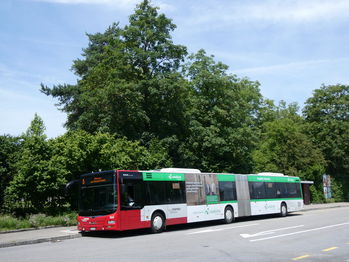 (263'805) - SW Winterthur - Nr. 364/ZH 540'364 - MAN am 18. Juni 2024 in Winterthur, Technorama