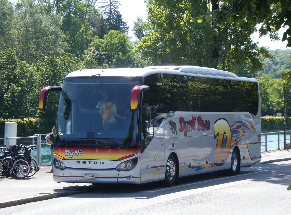 (263'820) - Dysli, Bern - Nr. 28/BE 30'392 - Setra am 19. Juni 2024 bei der Schiffl�ndte Thun