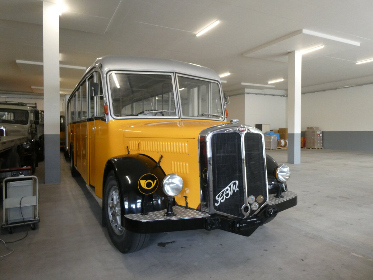 (263'870) - R�llin, Hirzel - FBW/T�scher (ex Egger, Grafenried; ex P 24'586; ex P 1414) am 22. Juni 2024 in N�fels, FBW-Museum