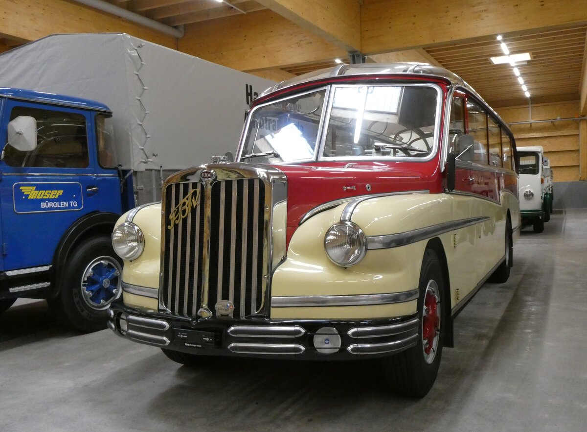 (263'891) - R�llin, Hirzel - FBW/FHS (ex Fl�ckiger, Rickenbach; ex Rieben, Aesch; ex Pfister, Th�rnen) am 22. Juni 2024 in N�fels, FBW-Museum