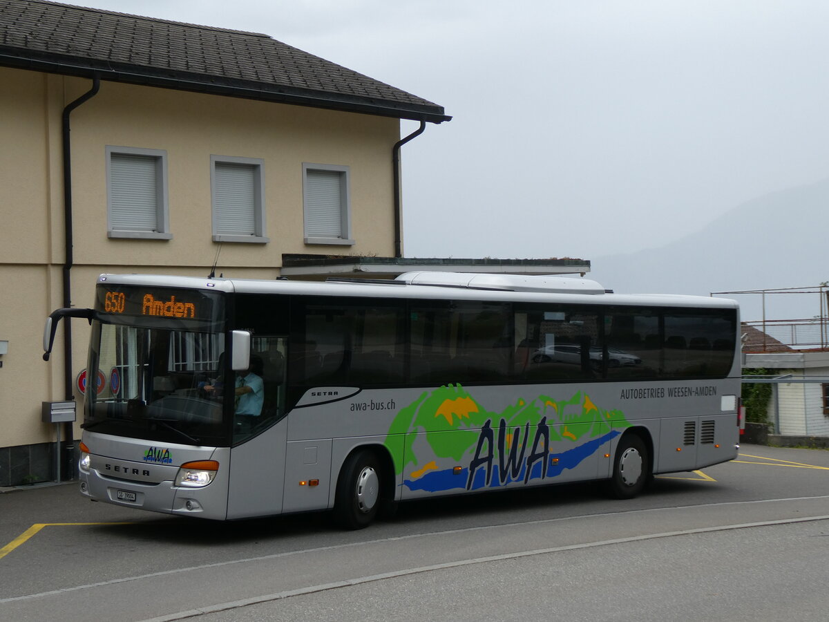 (263'917) - AWA Amden - Nr. 4/SG 39'004 - Setra am 22. Juni 2024 in Amden, Dorf