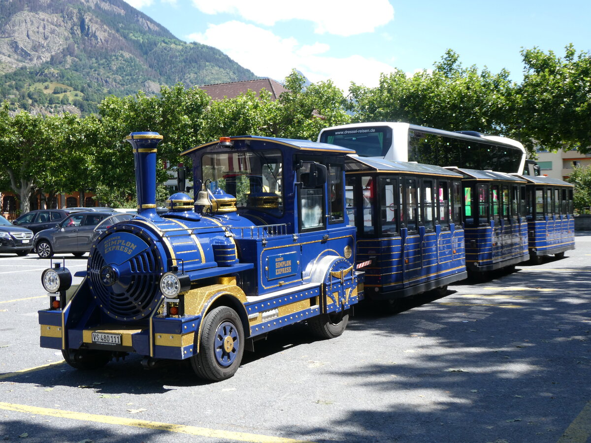 (263'974) - Simplon Express, Brig - VS 480'111/PID 11'020 - am 24. Juni 2024 in Brig, Postgarage