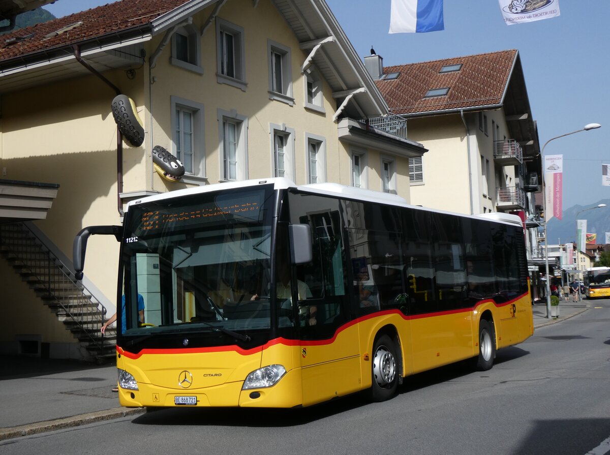 (264'080) - Fl�ck, Brienz - Nr. 21/BE 868'721/PID 11'212 - Mercedes am 29. Juni 2024 in Meiringen, Bahnhofstrasse