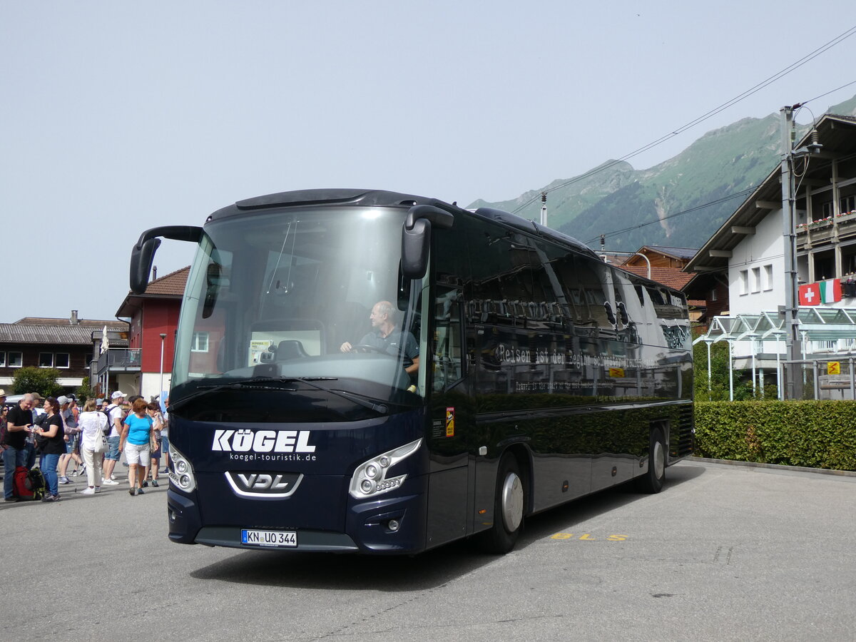 (264'095) - Aus Deutschland: K�gel, Radolfzell - KN-UO 344 - VDL am 29. Juni 2024 beim Bahnhof Brienz
