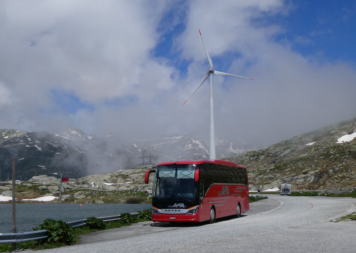 (264'262) - AFA Adelboden - Nr. 15/BE 26'702 - Setra am 2. Juli 2024 in Gotthard, Passh�he
