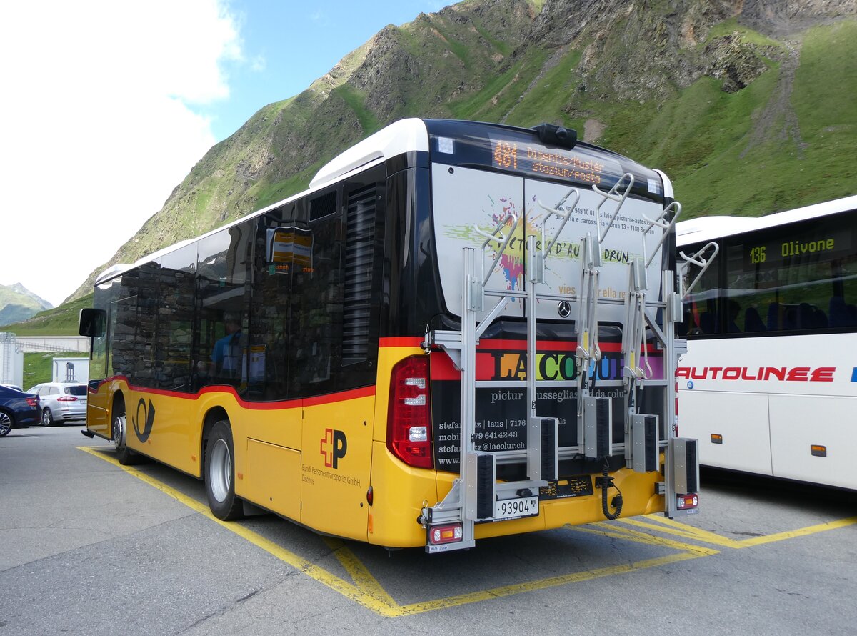 (264'287) - Bundi, Disentis - GR 93'904/PID 12'075 - Mercedes am 2. Juli 2024 in Lukmanier, Passh�he