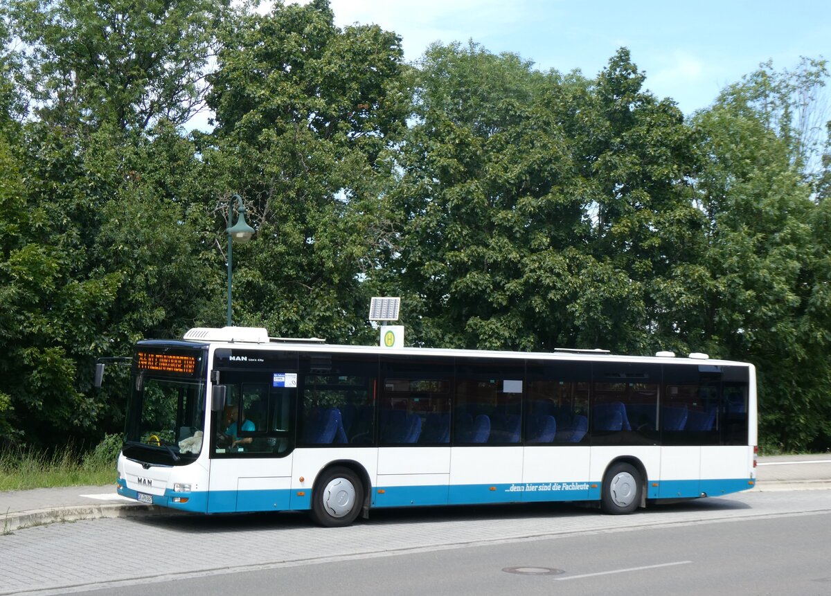(264'585) - PNVG Querfurt - SK-PN 867 - MAN am 10. Juli 2024 beim Bahnhof Bad D�rrenberg