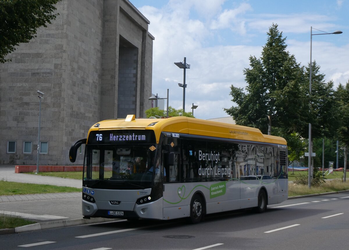 (264'729) - LVB Leipzig - Nr. 12'324/L-DE 1324 - eVDL am 11. Juli 2024 in Leipzig, Altes Messegel�nde