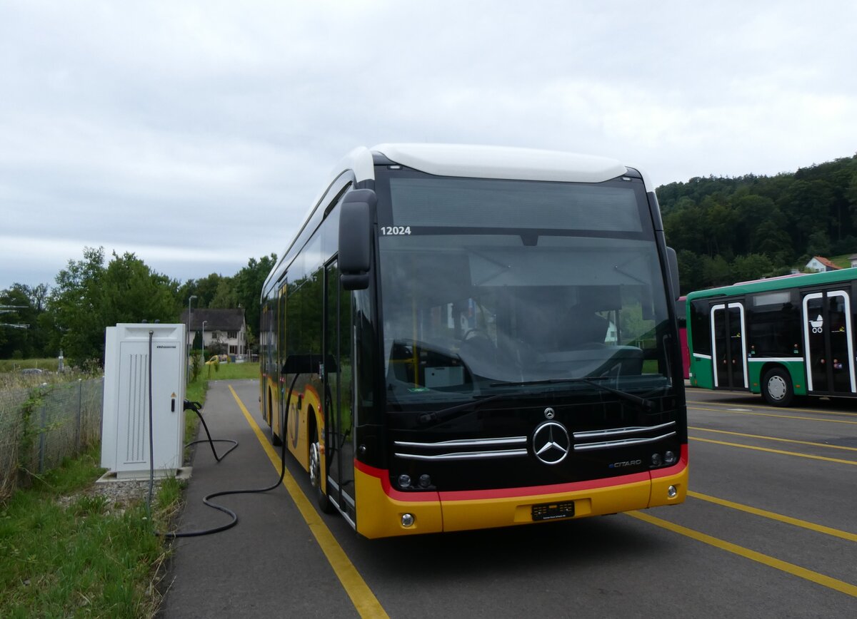 (264'826) - H�fliger, Sursee - PID 12'024 - eMercedes am 17. Juli 2024 in Winterthur, Daimler Buses