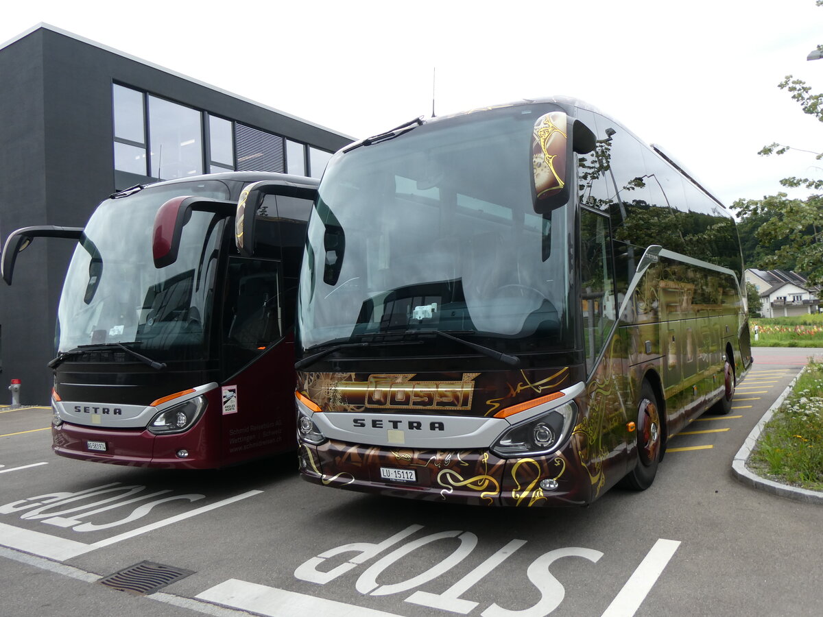 (264'837) - G�ssi, Horw - LU 15'112 - Setra am 17. Juli 2024 in Winterthur, Daimler Buses