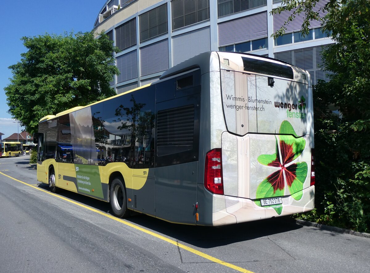 (265'014) - STI Thun - Nr. 178/BE 752'178 - Mercedes am 25. Juli 2024 bei der Schiffl�ndte Thun