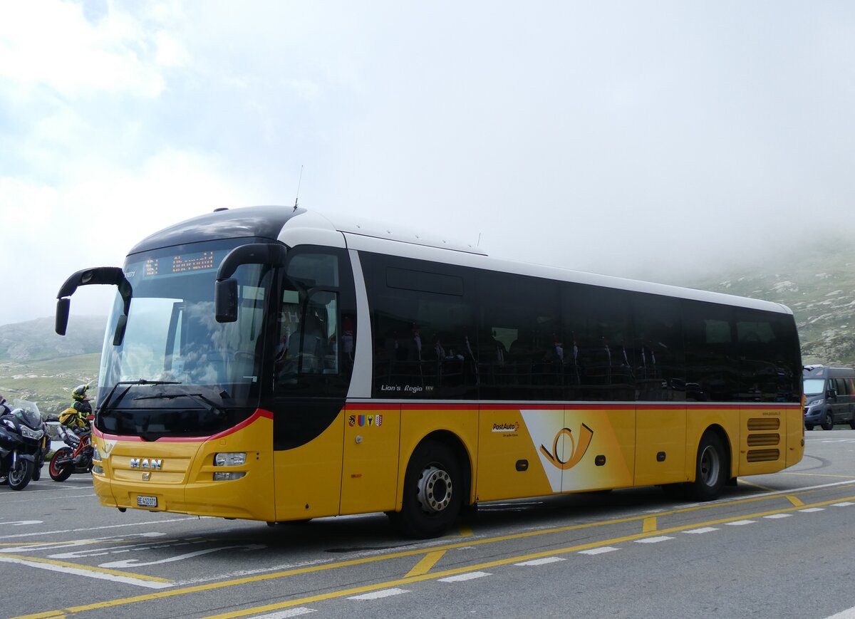 (265'143) - PostAuto Bern - Nr. 71/BE 412'071/PID 11'071 - MAN (ex PostAuto Zentralschweiz Nr. 20; ex Dillier, Sarnen Nr. 20) am 28. Juli 2024 in Grimsel, Passh�he