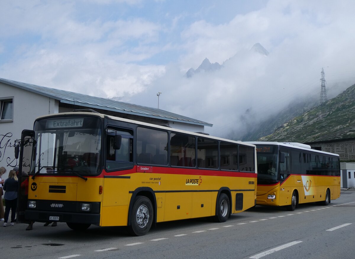 (265'150) - Oser, B�rchen - VS 93'575 - NAW/Lauber (ex Epiney, Ayer/PID 1076) am 28. Juli 2024 in Grimsel, Passh�he