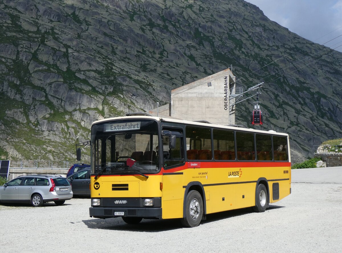 (265'157) - Oser, B�rchen - VS 93'575 - NAW/Lauber (ex Epiney, Ayer/PID 1076) am 28. Juli 2024 in Oberaar, Stausee