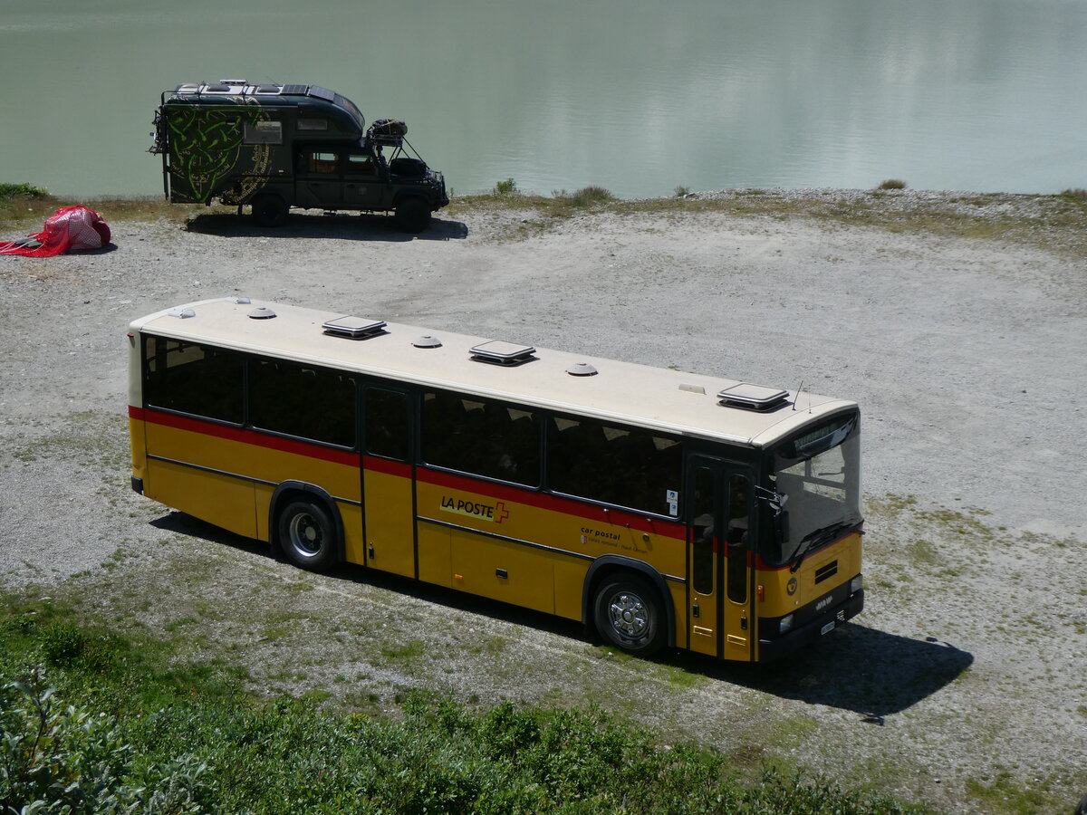 (265'185) - Oser, B�rchen - VS 93'575 - NAW/Lauber (ex Epiney, Ayer/PID 1076) am 28. Juli 2024 in Oberaar, Stausee